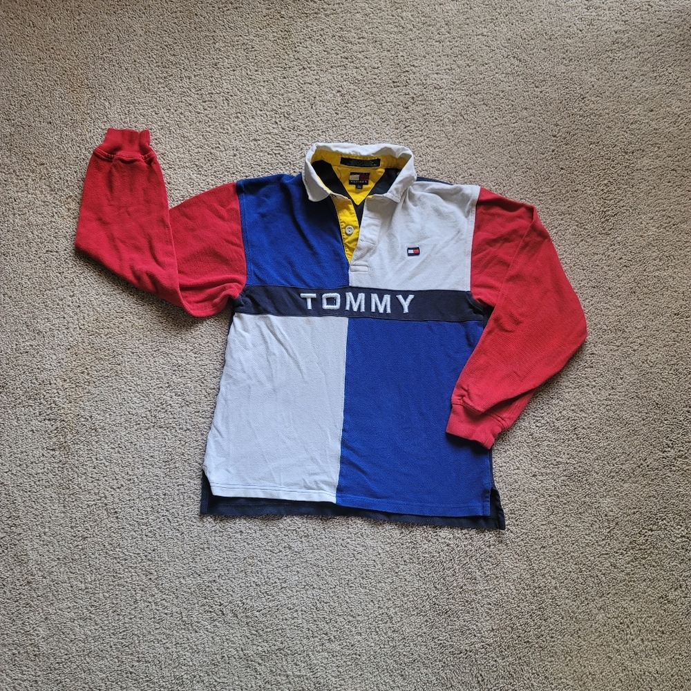 Vintage Tommy Hilfiger Colorblock Kids Top